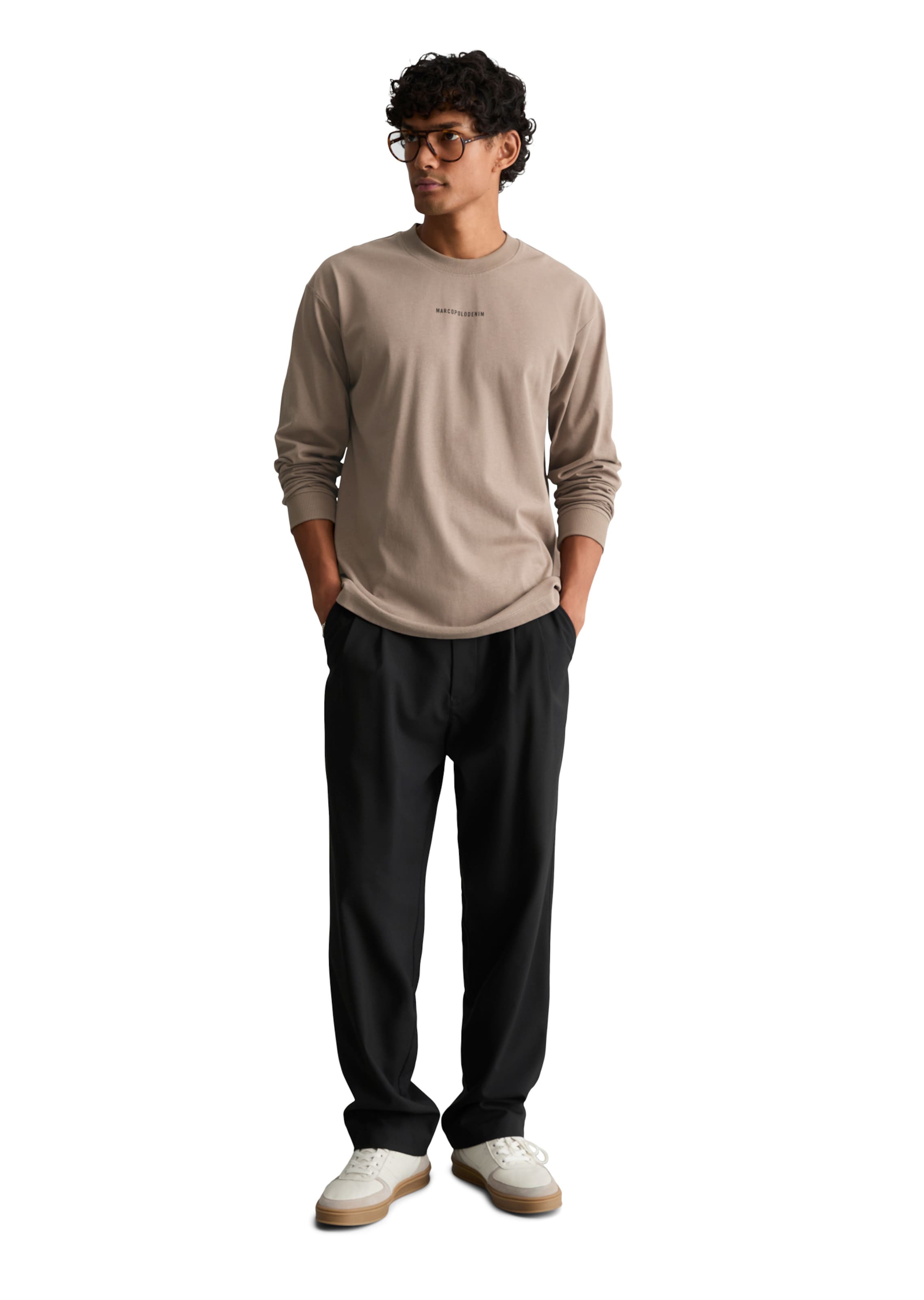 Marc O'Polo DENIM Shirt in Brown: front
