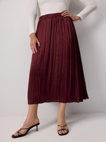 Touche Prive Skirt in Red