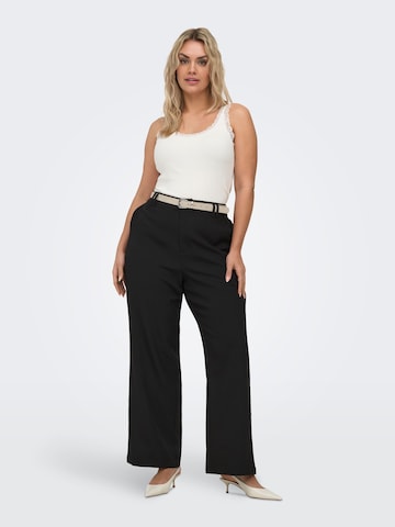 ONLY Carmakoma Wide leg Broek 'CARVictoria' in Zwart