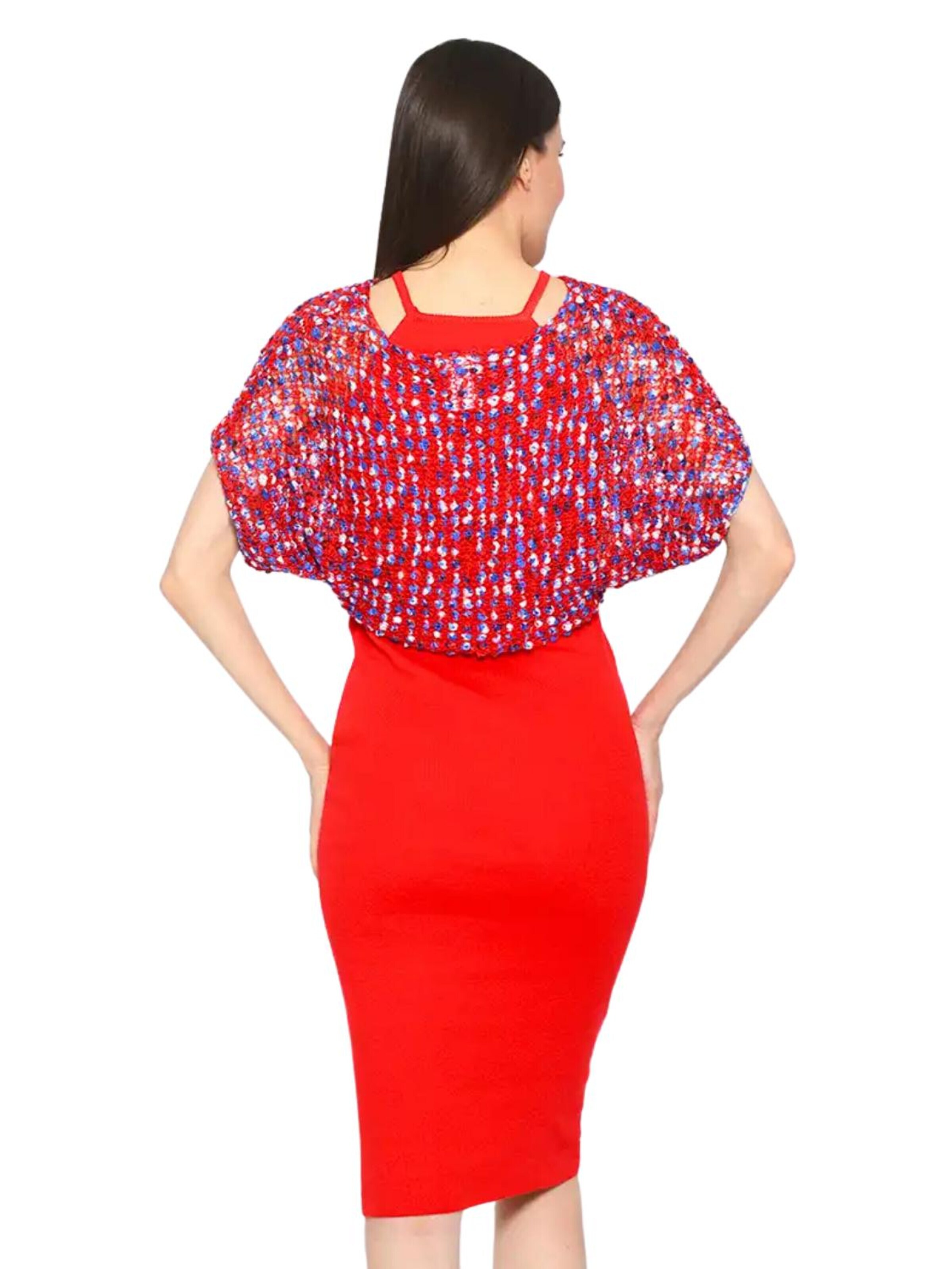 Süel knitwear - Top de punto 'Summer 3D' en rojo
