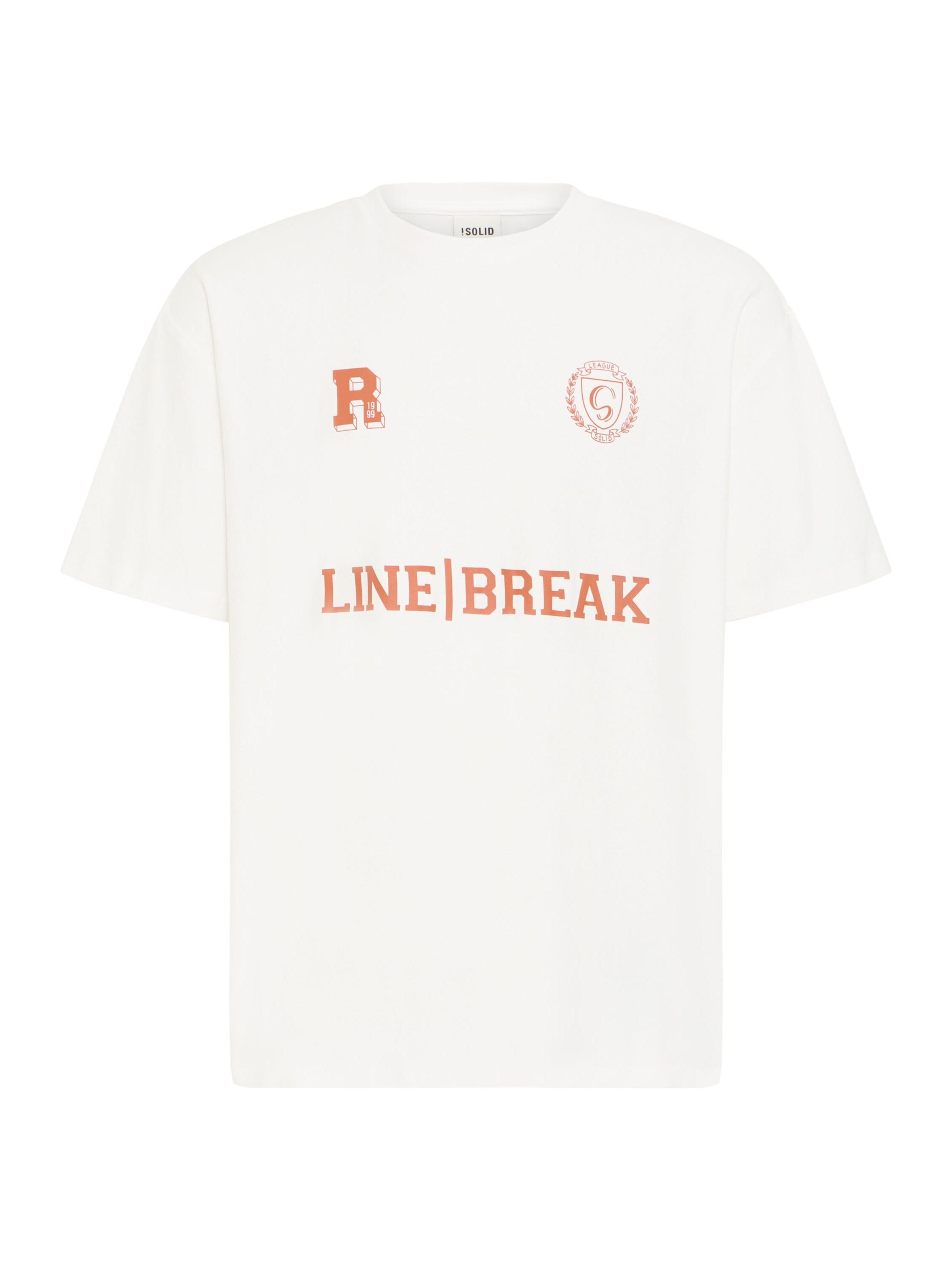 Maglietta 'SDSelah' !Solid di colore arancione / offwhite, Visualizzazione prodotti