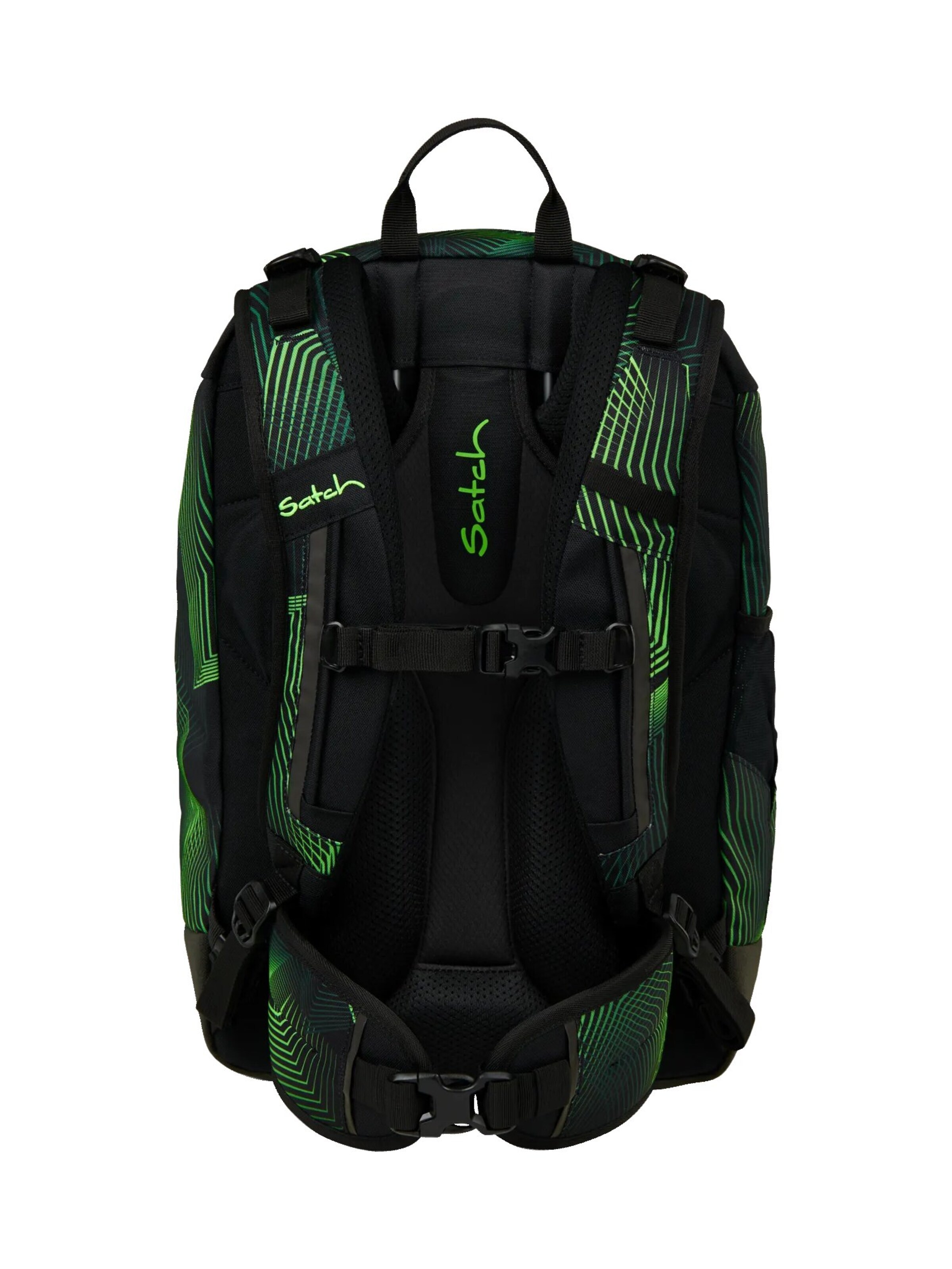 Satch Backpack 'Schulrucksack air' in Green