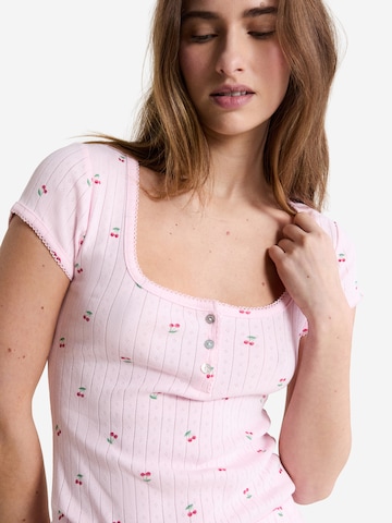 ETAM Schlafshirt 'Katell' in Pink