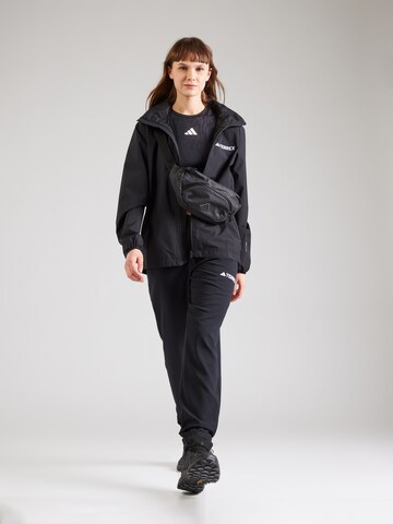 ADIDAS TERREX - Tapered Pantalón deportivo 'MT' en negro