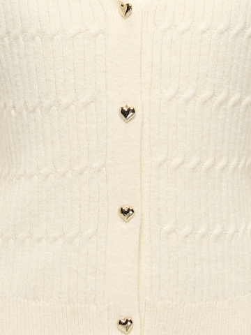 Cardigan 'KOGKATIA' ONLY GIRLS en beige