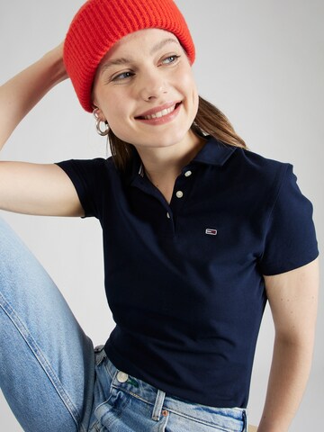 Tommy Jeans Poloshirt 'ESSENTIAL' in Blau