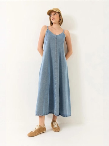 Bianco Lucci Jurk in Blauw
