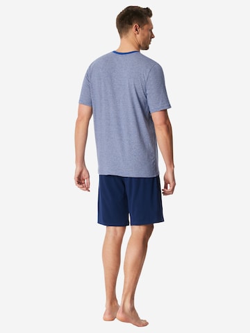 Pyjama court SCHIESSER en bleu
