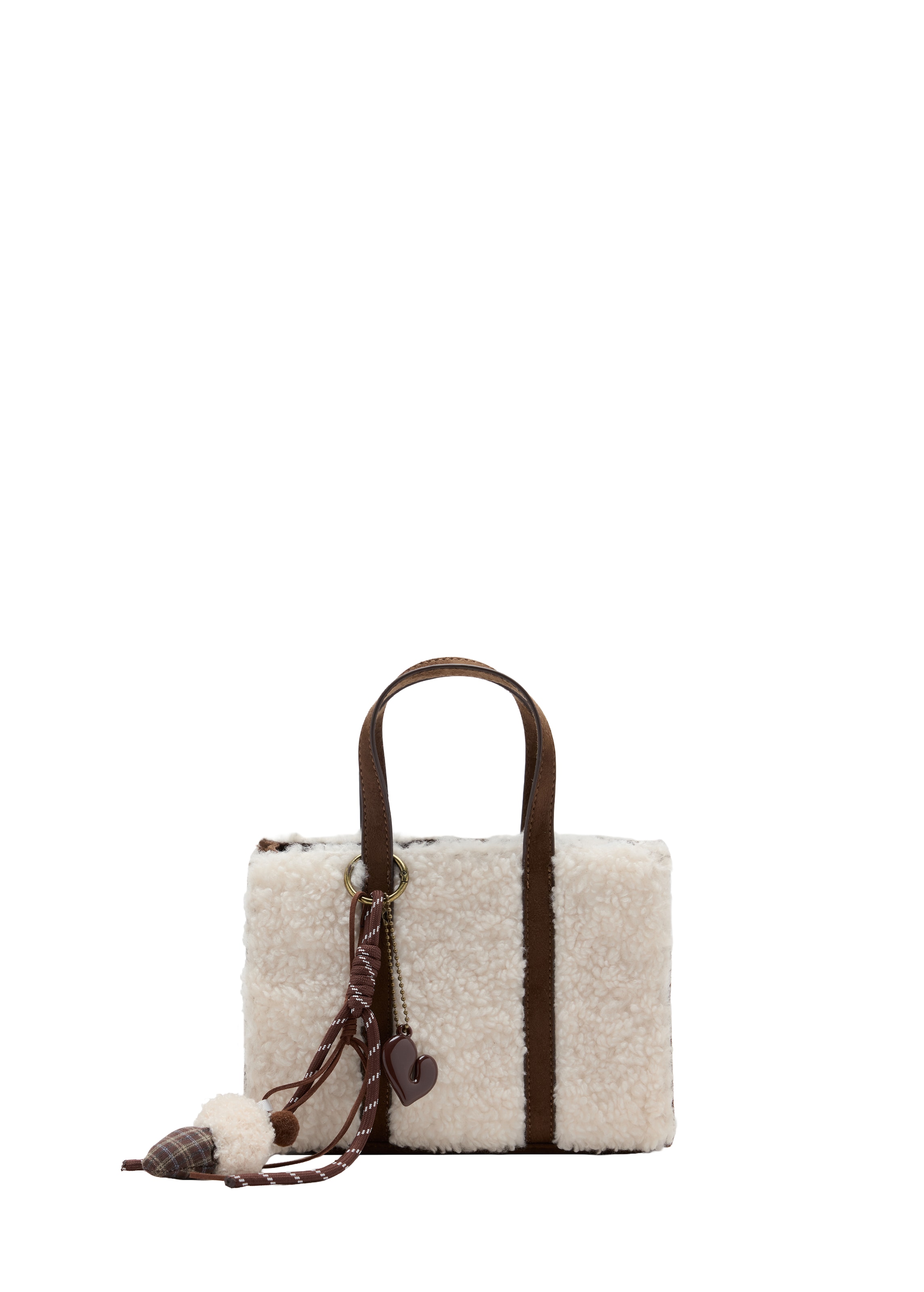 MANGO KIDS Väska 'ICECREAM' i beige: framsida