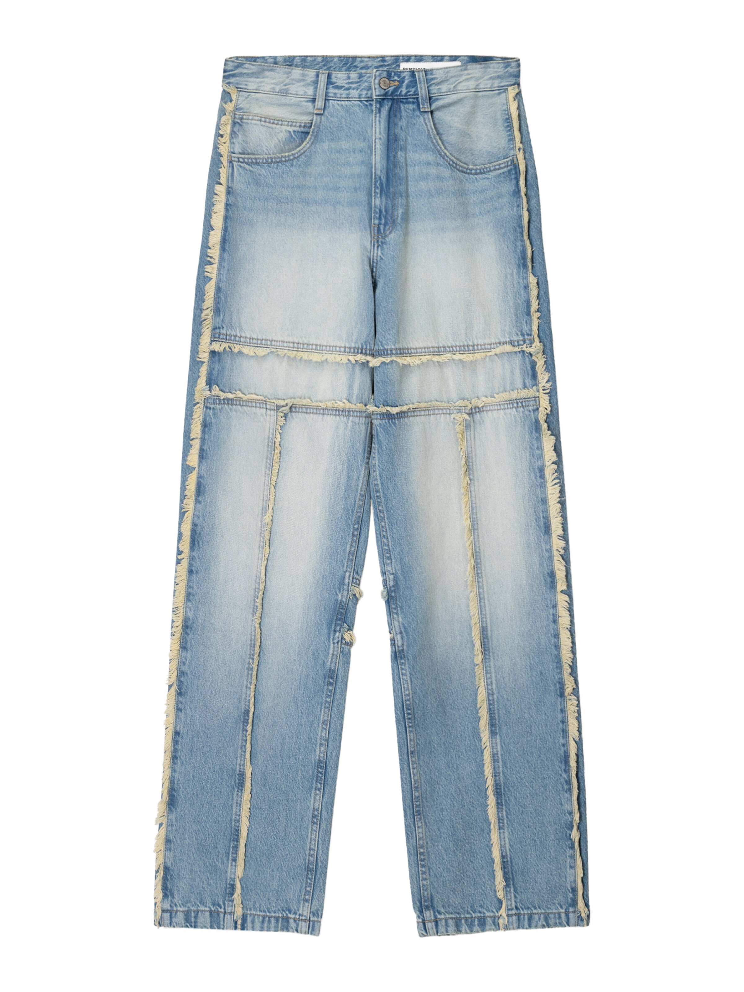 Bershka Baggy Farmer - kék: elől