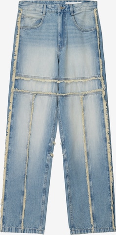 Bershka Baggy Farkut värissä sininen: etupuoli