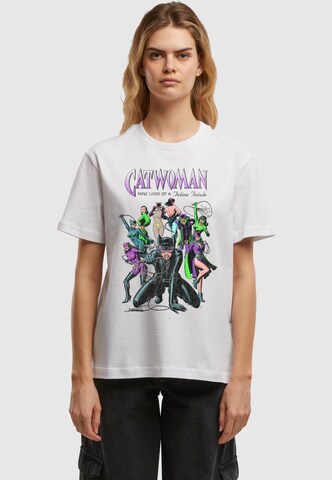 T-shirt 'Catwomen Feline Fatale' Merchcode en blanc : devant