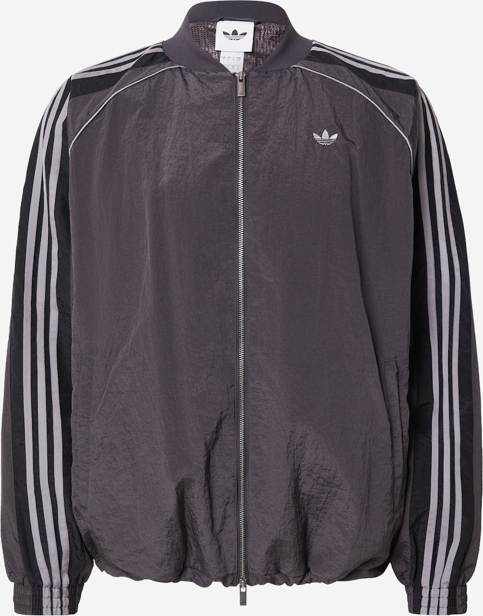 Geacă de primăvară-toamnă 'Adilenium' de la ADIDAS ORIGINALS pe negru: față