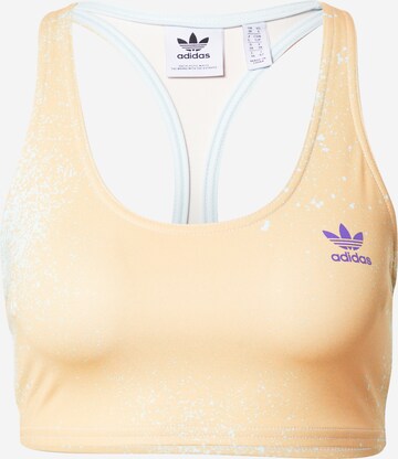 Bustier Soutien-gorge 'Allover Print' ADIDAS ORIGINALS en orange : devant