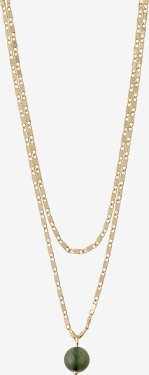 Pilgrim Necklace 'Online Exclusive Haven' in gold / grün, Produktansicht