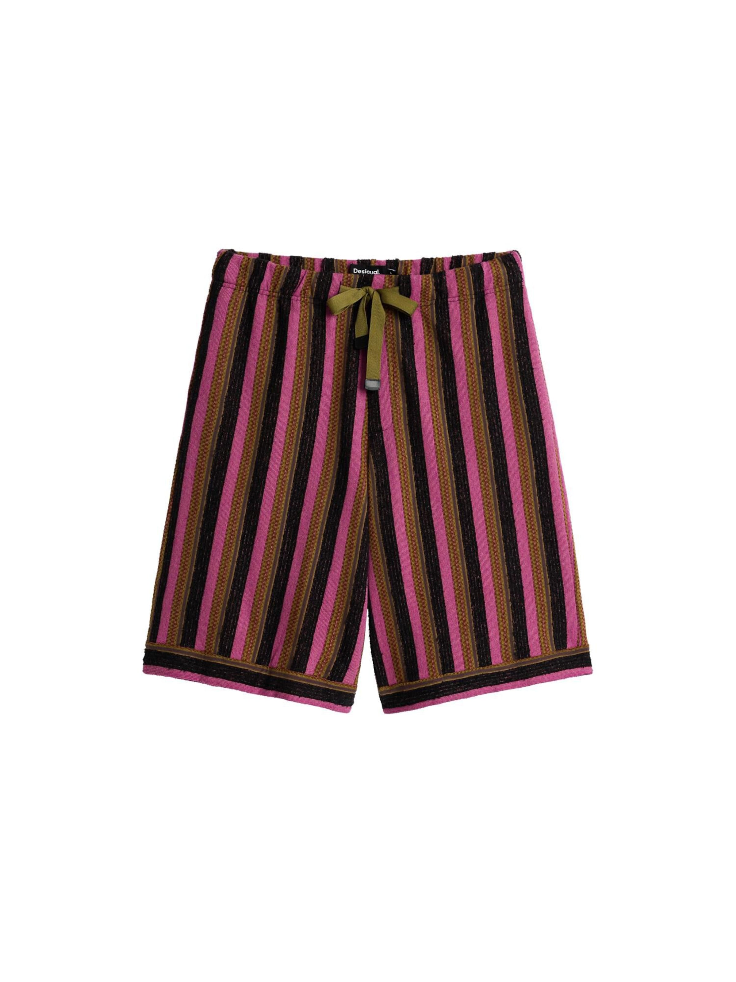 Desigual - regular Pantalón 'Bermuda' en Mezcla de colores: frente