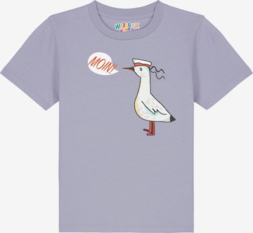 watabout.kids Shirt 'Moin Seagull' in Lila: voorkant