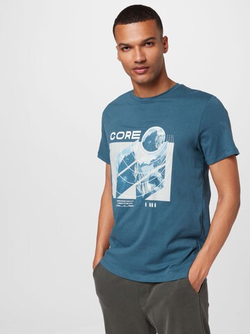 JACK & JONES - Camiseta 'Booster' en azul: frente
