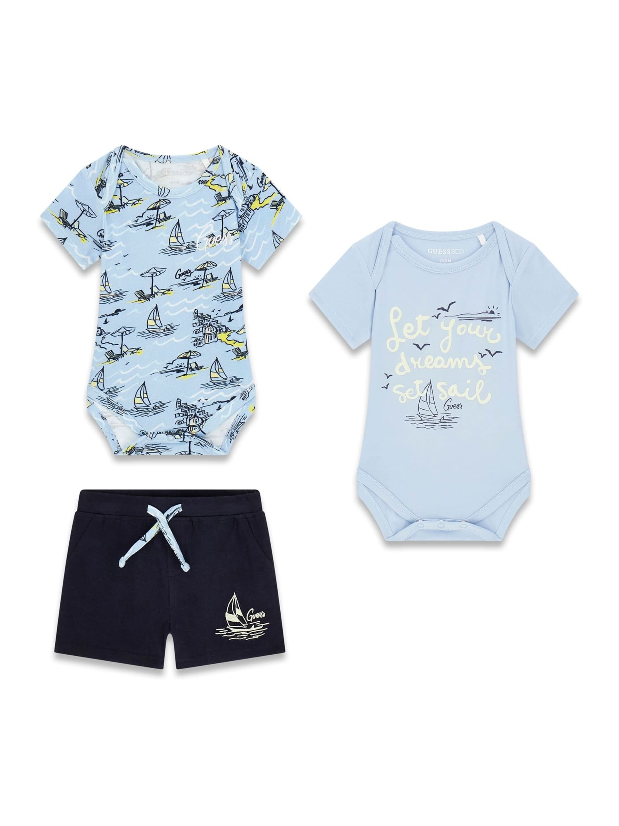 GUESS Set in Blue: front