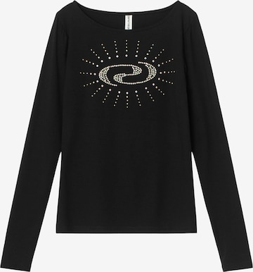 Résumé Paita 'Valeria' värissä musta: etupuoli