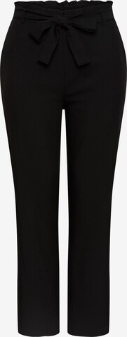 Regular Pantalon 'PCBOSELLA' PIECES Curve en noir : devant