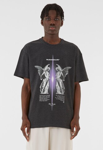 MJ Gonzales T-Shirt 'THE TRUTH' in Grau: predná strana