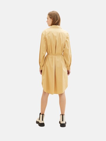 TOM TAILOR DENIM Shirt Dress in Yellow