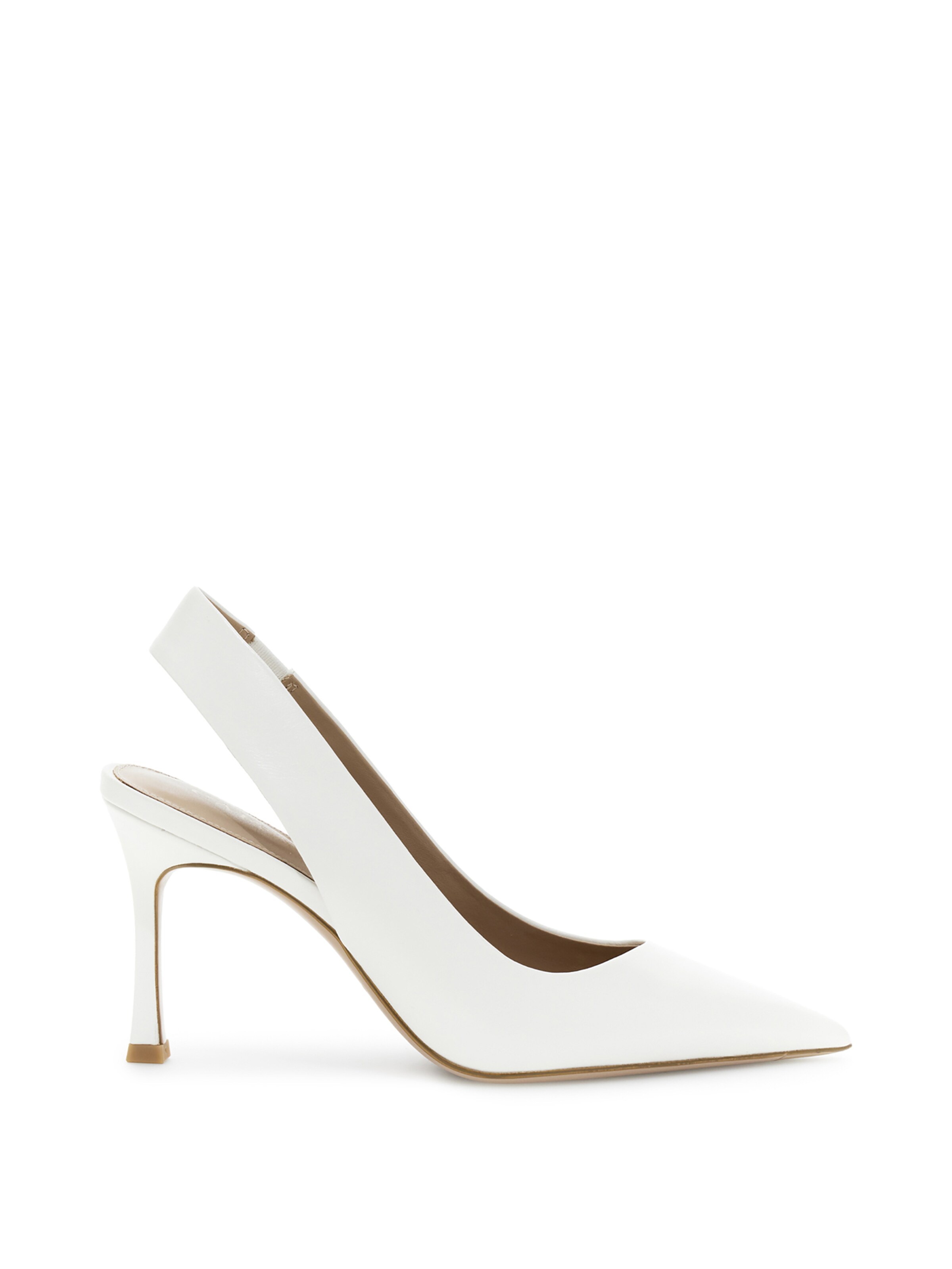 Décolleté sling di CAFè NOIR in beige