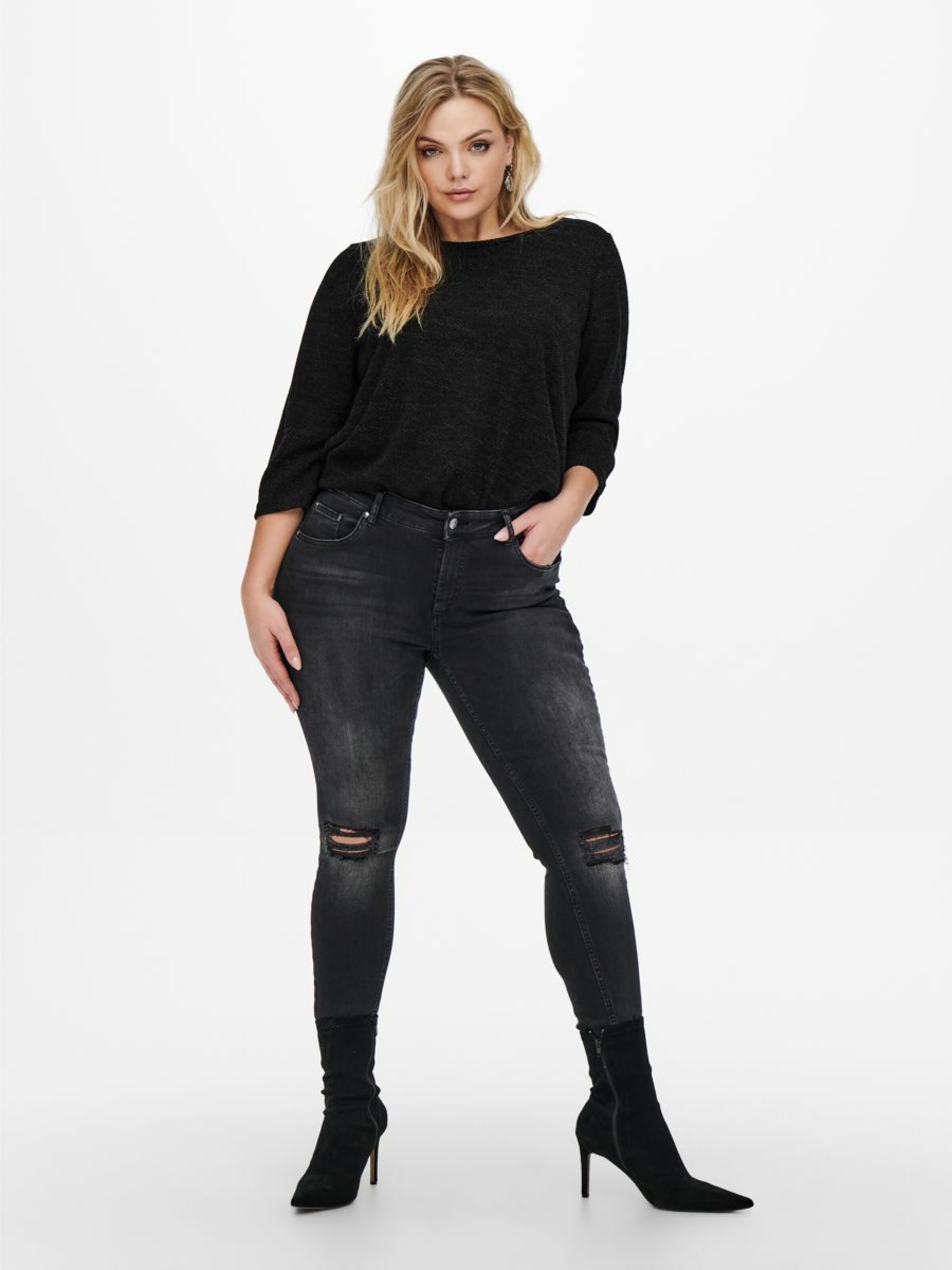 Frauen Shirts & Tops ONLY Carmakoma Shirt in Schwarz - AB74587 Frauen Shirts & Tops ONLY Carmakoma Shirt in Schwarz - AB74587