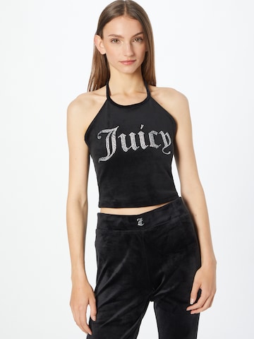 Juicy Couture White Label Topp 'ETTA' i svart: framsida