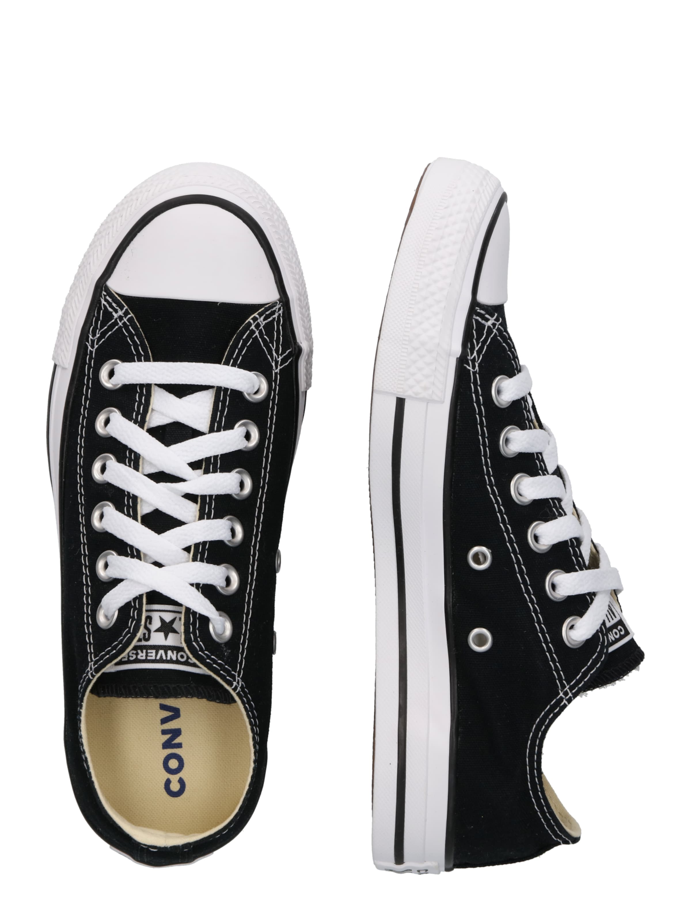 Sneaker low 'CHUCK TAYLOR ALL STAR CLASSIC OX WIDE FIT' de la CONVERSE pe negru