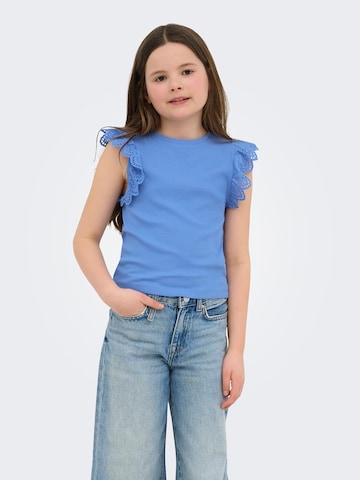 ONLY GIRLS Μπλουζάκι 'KOGDREA' σε μπλε: μπροστά