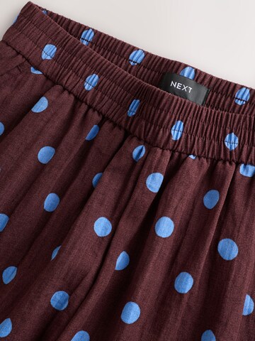 Next Wide leg Trousers in Brown