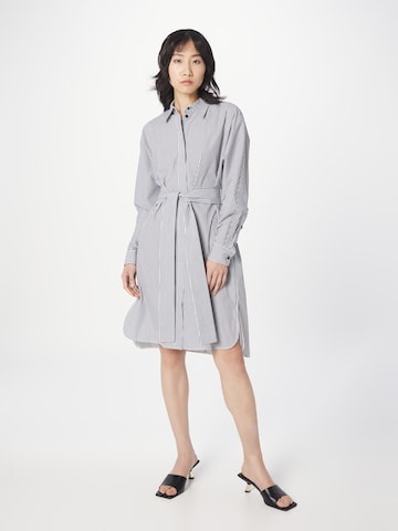 BOSS Black Shirt dress 'Dastripa' in Blue: front