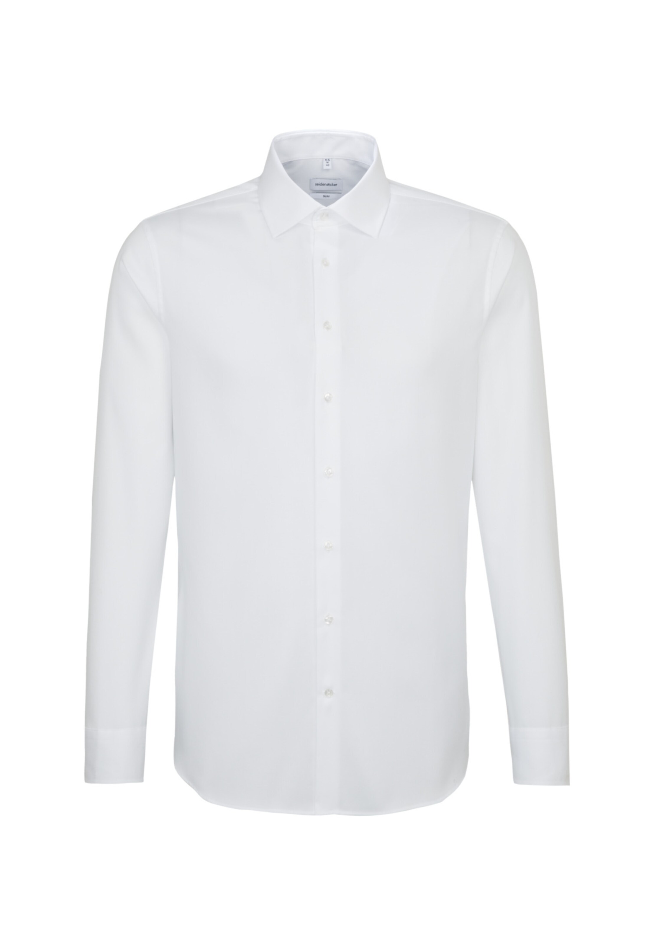 SEIDENSTICKER Slim fit Zakelijk overhemd ' Slim ' in Wit: voorkant