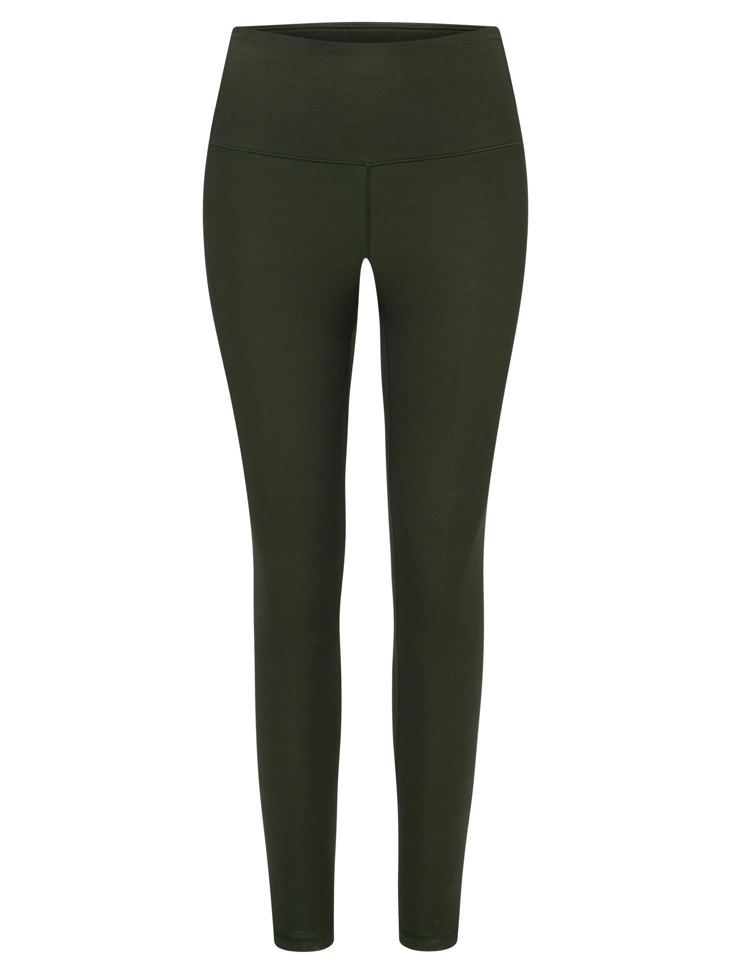 Leggings 'Always Dressed' Hey Honey en vert : devant
