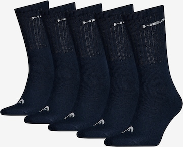 HEAD Athletic Socks in Blue: front