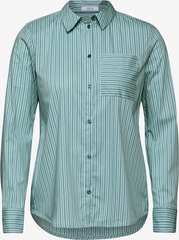 CECIL Bluse in Grün: Vorderseite