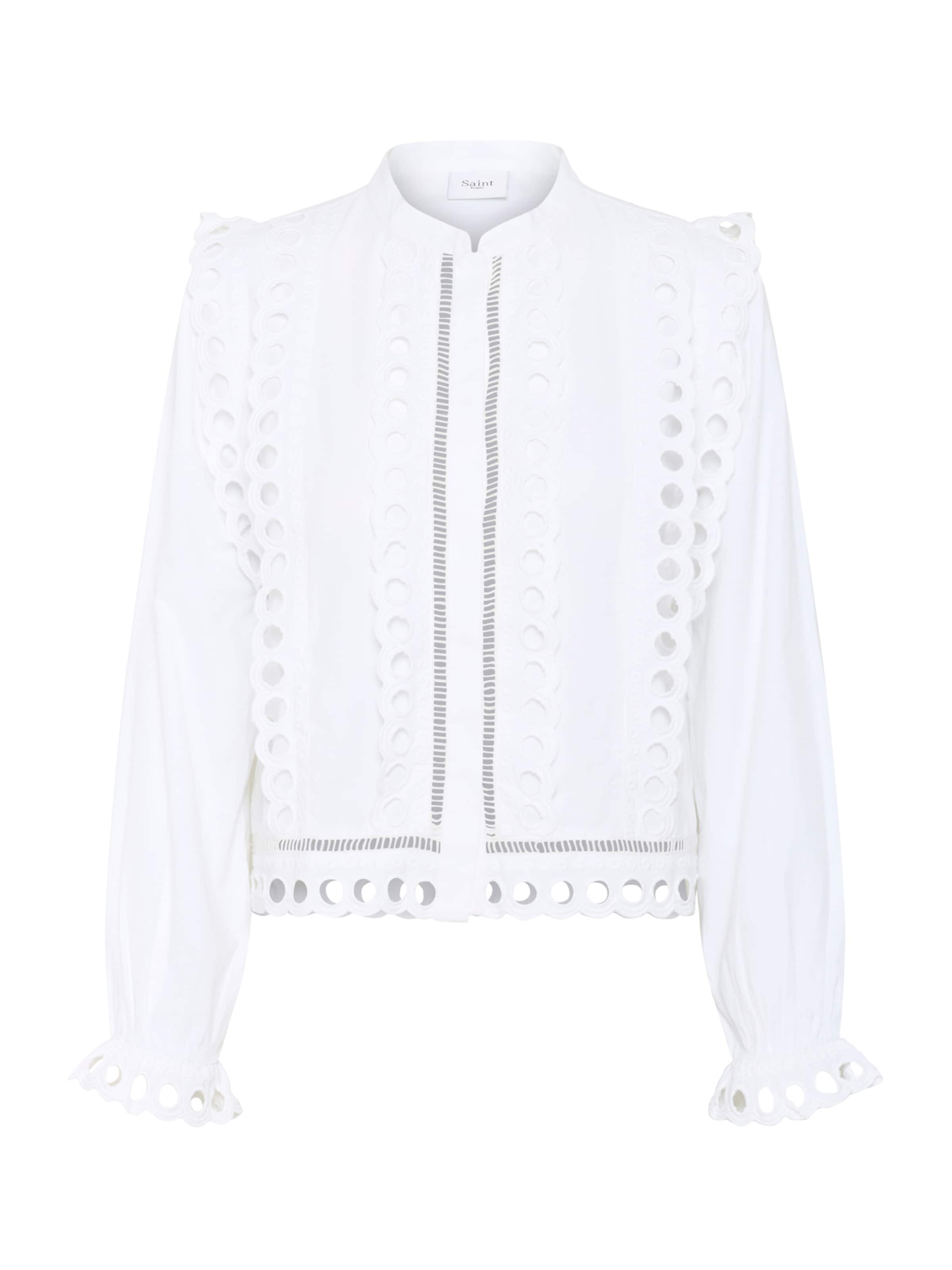 SAINT TROPEZ Blouse &#x27;MarleeSZ&#x27; in White: front