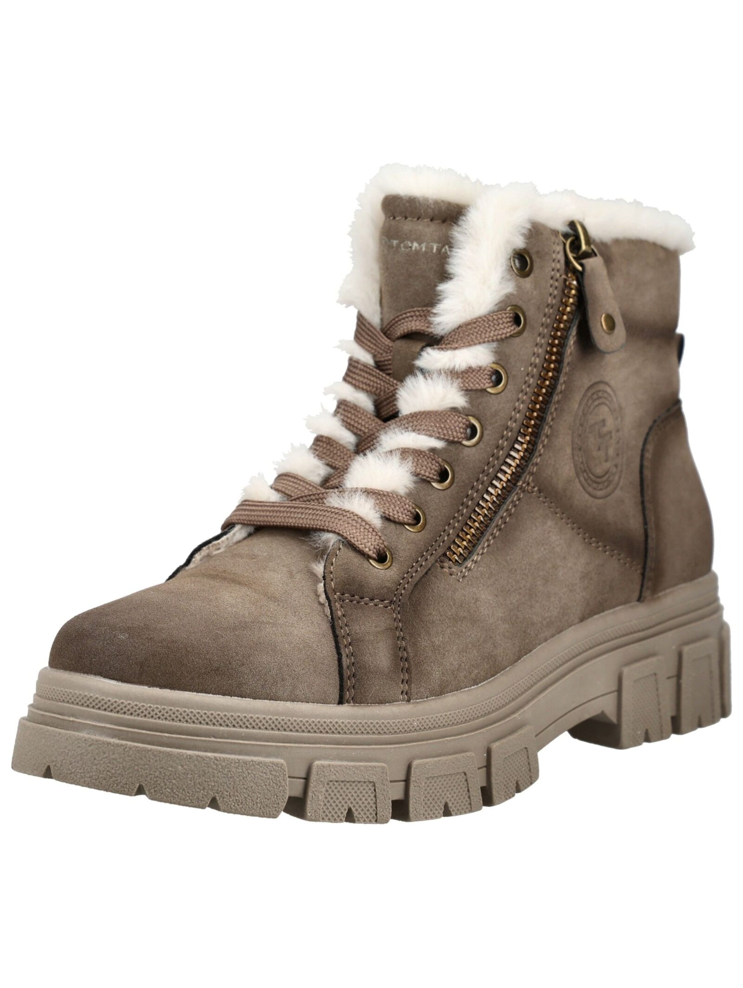 Stivaletto stringato di TOM TAILOR in grigio: frontale