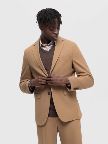 SELECTED HOMME Slim fit Suit Jacket in Brown