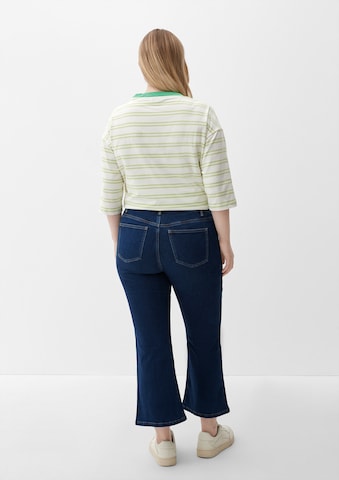 TRIANGLE Flared Jeans in Blau