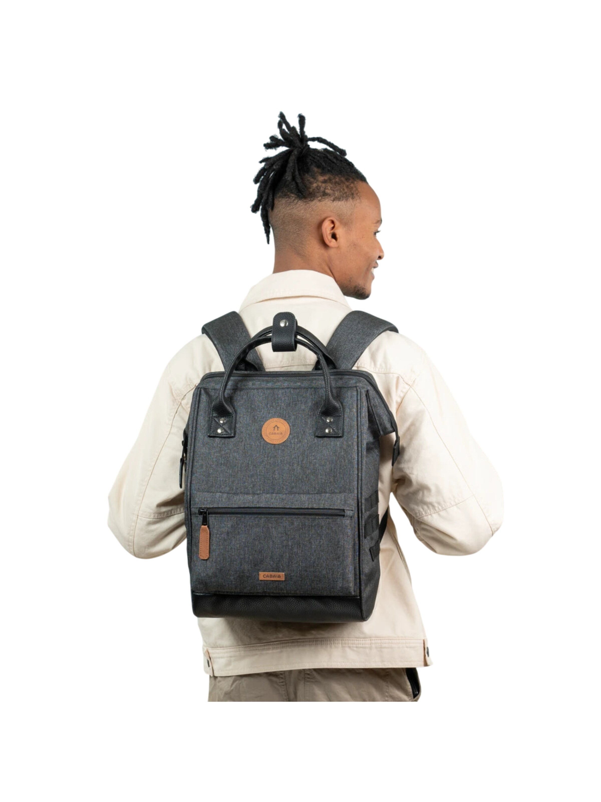 Cabaia Backpack 'Luxembourg M' in Grey