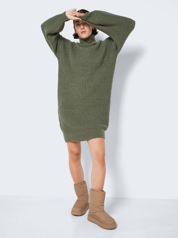 Noisy may Knitted dress in Green
