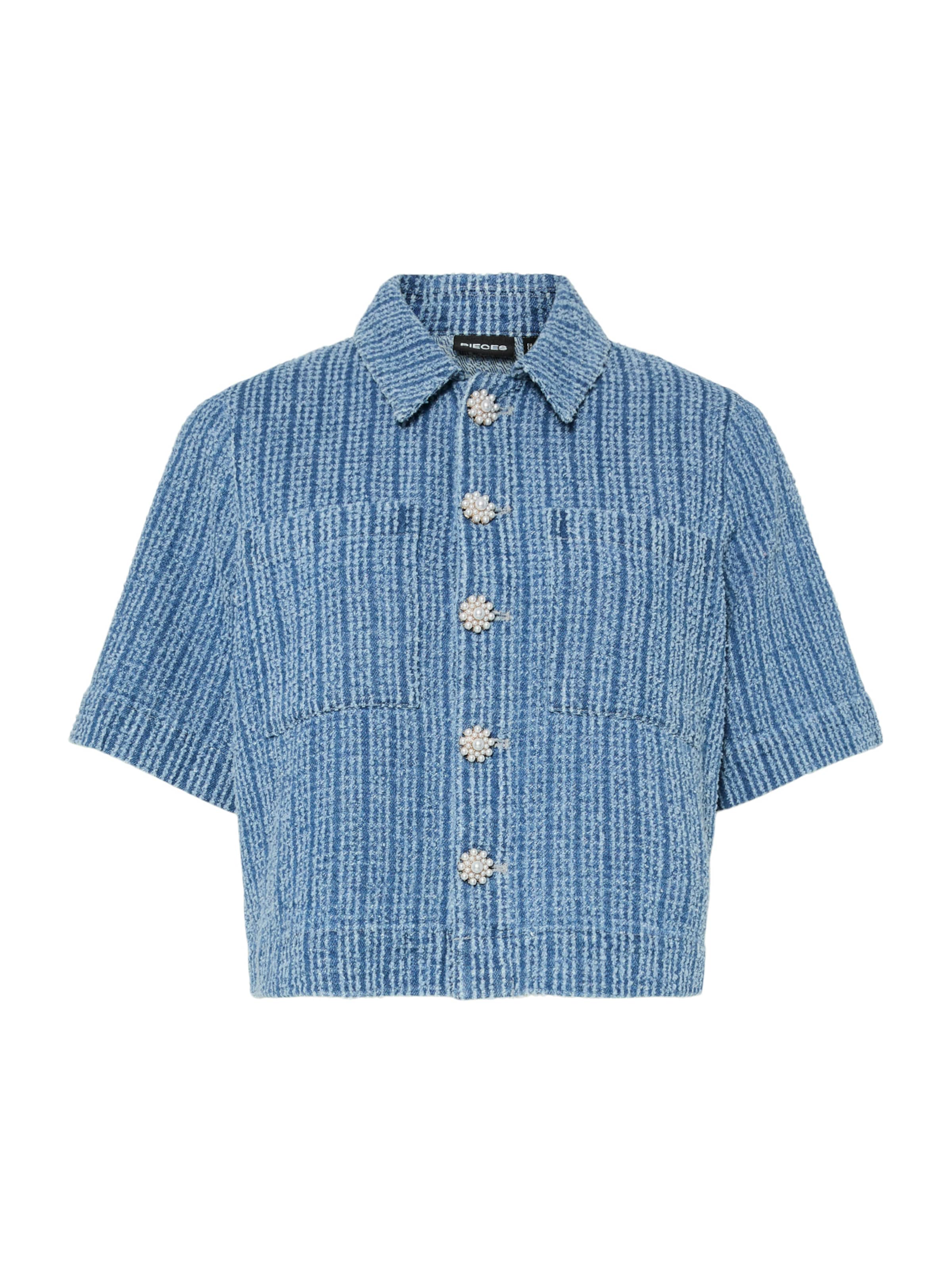 PIECES - Blusa 'PCMALBA' en azul: frente