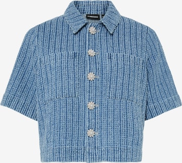 PIECESBluza 'PCMALBA' - plava boja: prednji dio