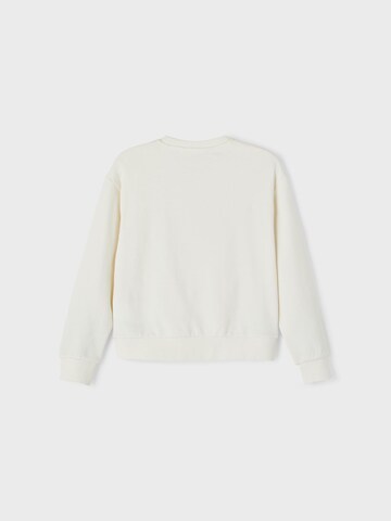 NAME IT Sweatshirt 'Bikirsten' in White