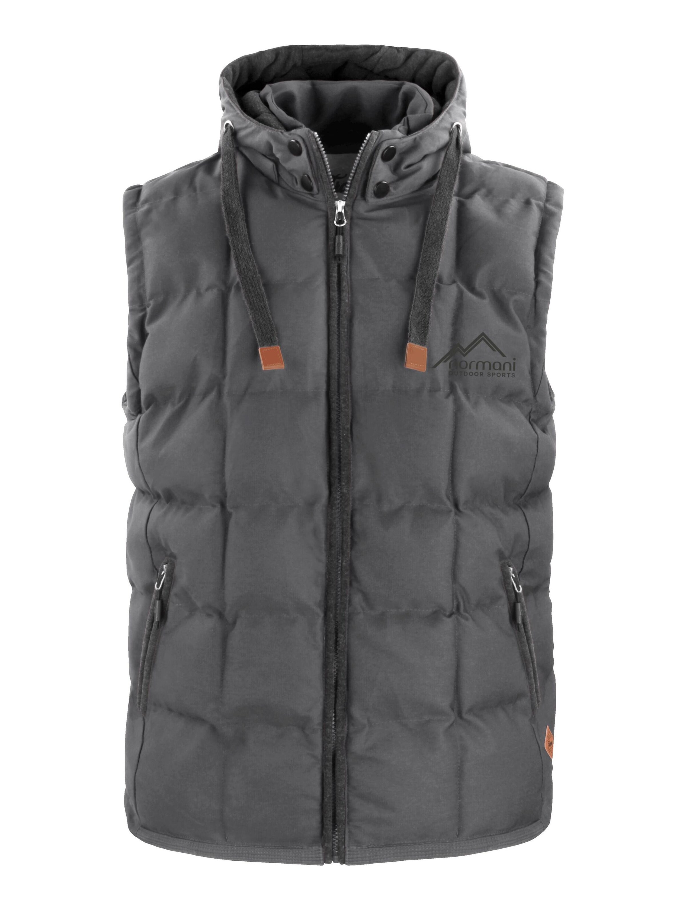 Gilet de sport 'Tropez' normani en gris : devant