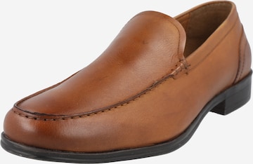 BURTON MENSWEAR LONDON - Mocassins em castanho: frente