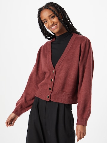 24COLOURS Knit cardigan in Red: front